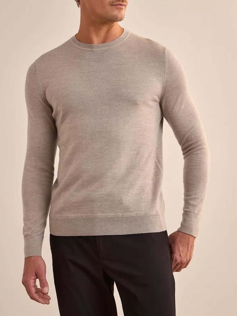 NWT Reigning Champ LIGHTWEIGHT MERINO HARRY CREWNECK- L